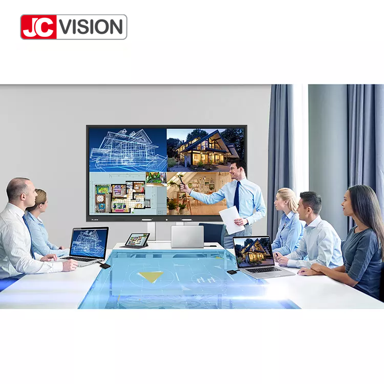 Угол дюйма 4K 178 × 2160 UHD 75 белой доски 3840 конференции JCVISION взаимодействующие визуальный