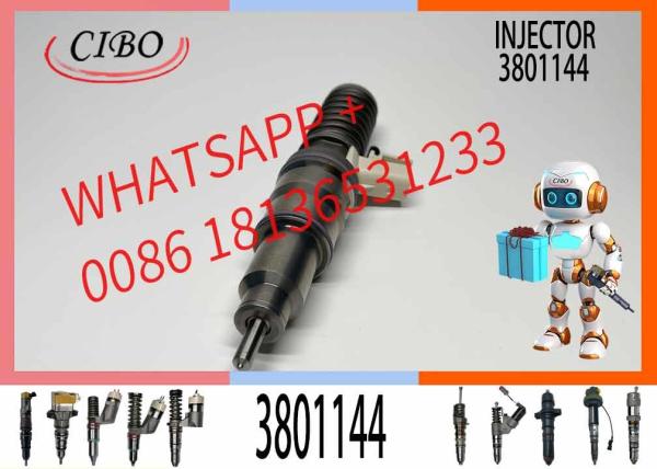 3801144 for Excavator Truck Engine Diesel Common Rail Fuel Injector Machinery Engines Parts Factory