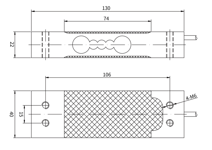 WL-115 Precision Aluminum Alloy Single Point Load Cell