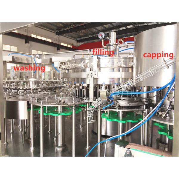 8.07KW Carbonated производственная линия безалкогольного напитка, машина завалки воды соды 8000BPH 500ml разливая по бутылкам