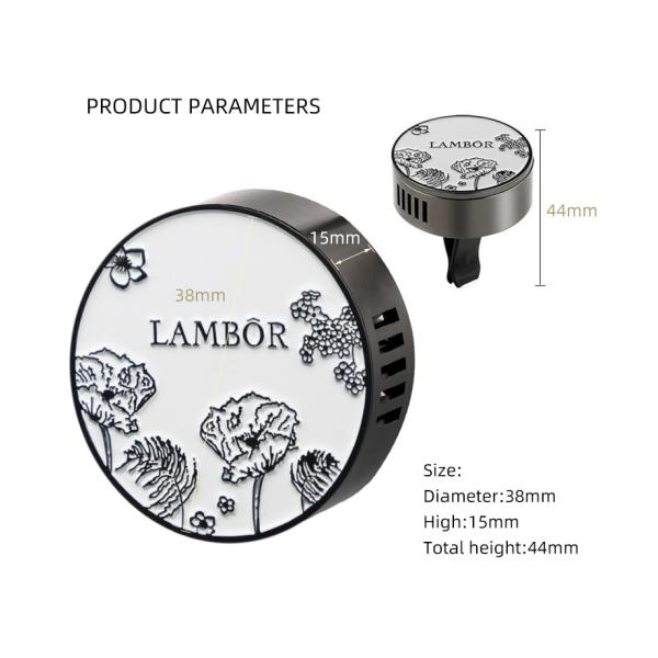 Zinc Alloy Car Perfume Air Fresheners Creative Decoration Car Aromatherapy