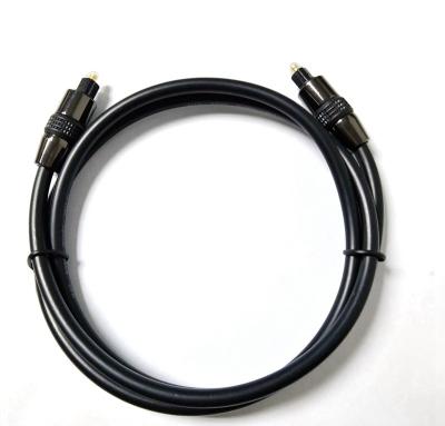 3 Feet Golden Plated 6mm Toslink  Fiber Optic Audio Cable For TV Non - Shielded