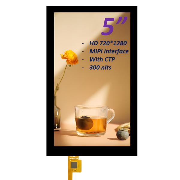 5 дюймовый TFT дисплей Производитель, портретный тип 5 дюймовый PCAP TFT дисплей