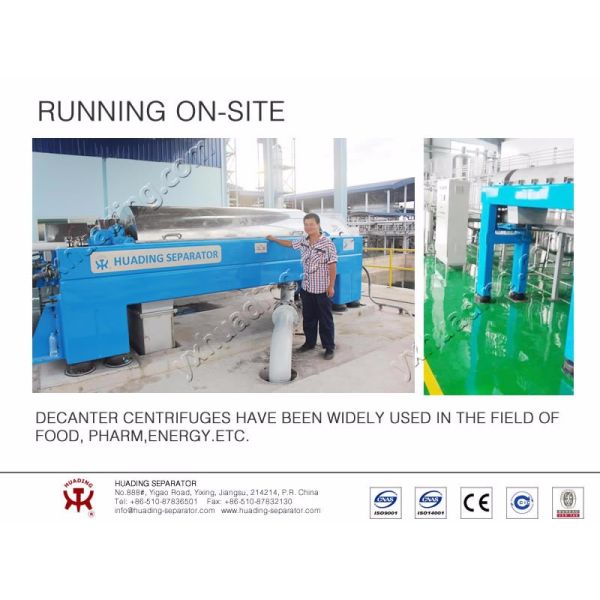 3 Phase Decanter Centrifuge for Petroleum Oil Sludge Centrifuge Separator