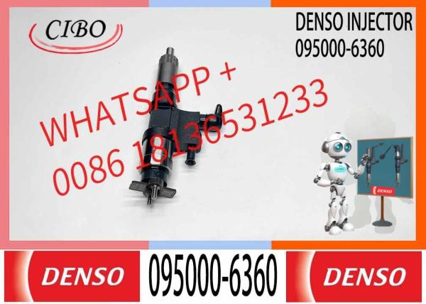 Plastic Good Common Rail Fuel Injector 095000-6360 SX001-08606 8-97609788-0 for Isuzu F Series 7.8 d 225-300 6HK1 Forwa
