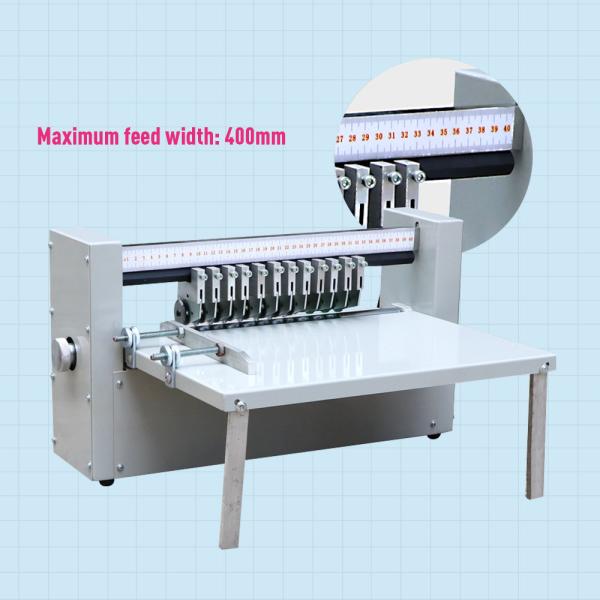 Paper Cutting Machine 400mm Electric Adjustable Speed Half Cut Sticker Surface Cutting