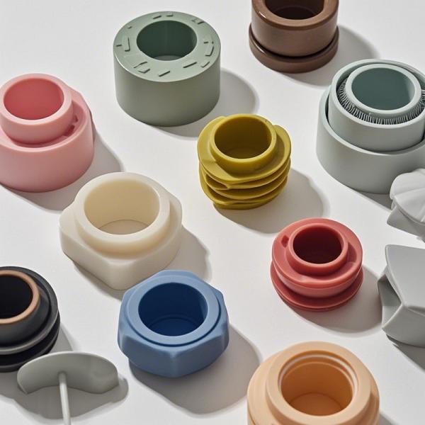 NBR EPDM SBR NR Custom Molded Silicone Parts 20-90 Shore A Silicone Injection Molding