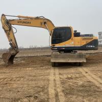 Wheel Type Hyundai 210W Used Excavator 21 Ton Secondhand Hydraulic Digger in Stock