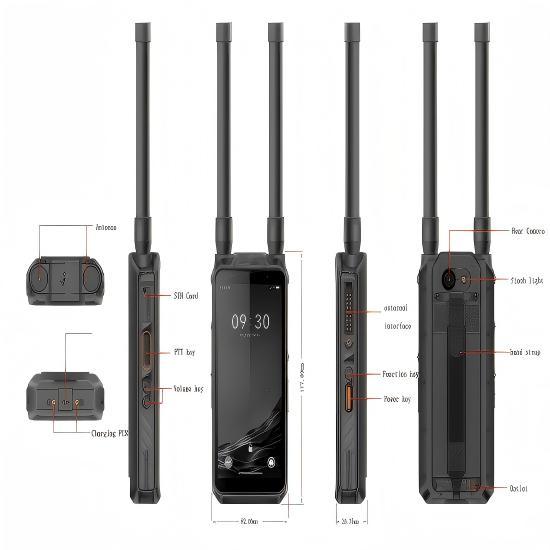 3km Passive Detection Precise Positioning Early Warning Handheld Drone Detector Pilot Positioning