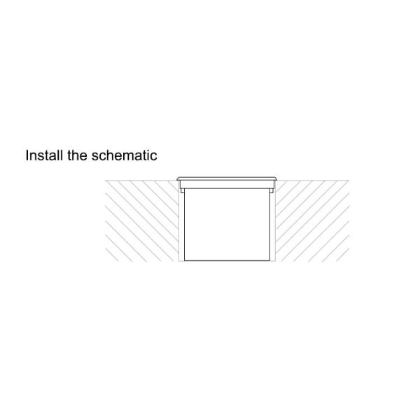 LED buried light embedded outdoor waterproof multicolor spot light courtyard landscape outdoor square garden lawn light