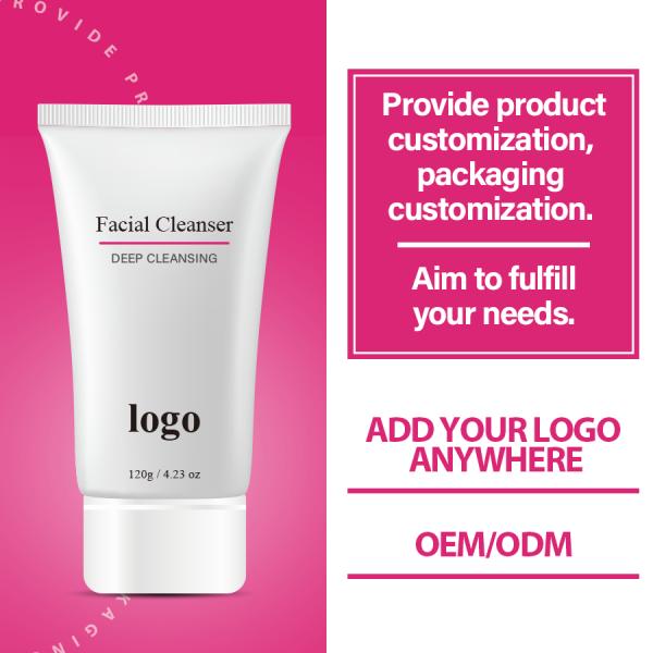 Gel de limpieza facial para adultos con propiedades aclaradoras hecho de aceites esenciales compuestos