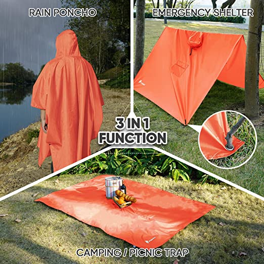 Custom Logo Printing Raincoat for Multipurpose Outdoor Activities and Lightweight