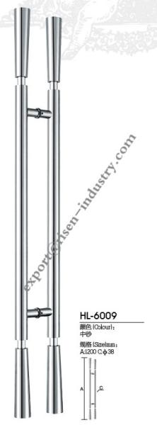 Stainless steel door handle HL6009, dia38 X 1200