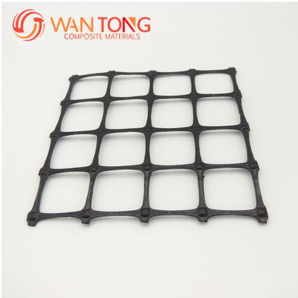 1-6m Width Black Nonwoven Pet Geotextile Composite PP Plastic 25kn Biaxial Geogrid for Road Reinforcement Sell