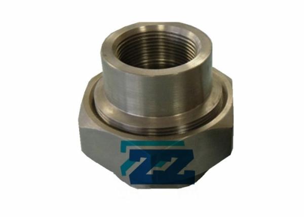 Inconel 600 Alloy Steel Pipe Fittings Threaded Union BSPP 1 / 2 Chemical Corrosion Resistance