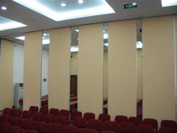 Paredes de separação deslizantes acústicas fogo e som da melamina resistentes