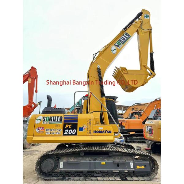 Original Japan Used Komatsu PC200 Excavator with Low Hours and 1m3 Bucket Capacity