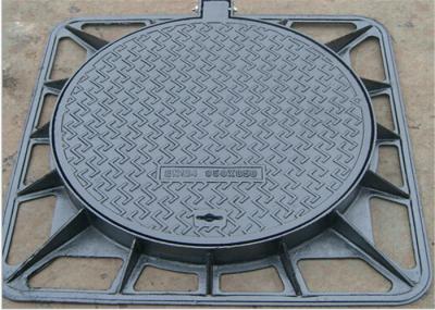 High Strength D400 Double Seal Cover Cast Iron Black Surface For Algeria