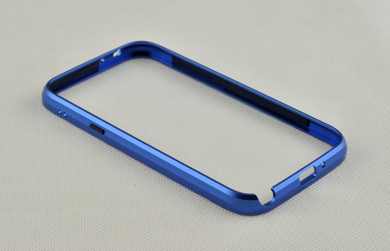 Wisdom Blue Aluminium Metal Bumper Case For Samsung Galaxy Note 2 N7100