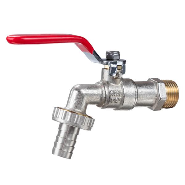 1/2“ 3/4”Red Handle 1.6Mpa  Garden Water Tap Hose Union Brass Bibcock