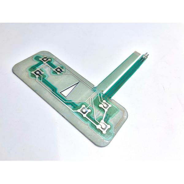 Flex Circuit Two Top Membrane Keyboards With 1.0MM Pitch Of ZIF Connector