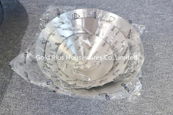 5cm Height Breakfast Food Tray For Family 304 Stainless Steel Decorative Table Fruit Bowl