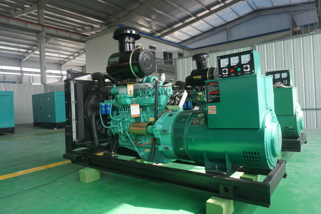 Digital With LCD Display Water-cooled Open Generator Set Direct Injection Open Frame Generator Set for Industrial Power