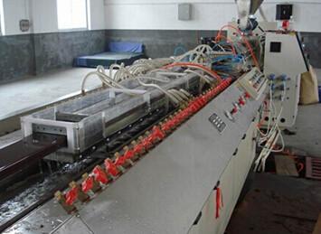 PVC Plastic Profile Extrusion Line For Decorative / PVC Profile Making Machine