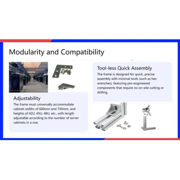 Key Design Considerations for The Frame of Hot Aisle Containment
