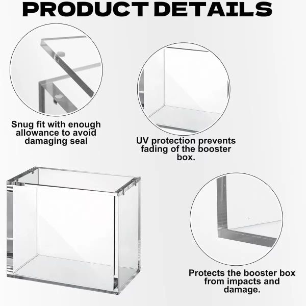 Custom Durable Hobby Display Case  Dust-Proof Tabletop Toy Figure Collectibles Display Box