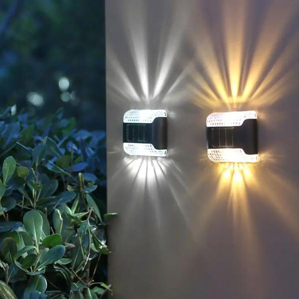 80 Luces Solares Wall Mounted Lamp Led Solar Lights for Outdoor Garden Decoration