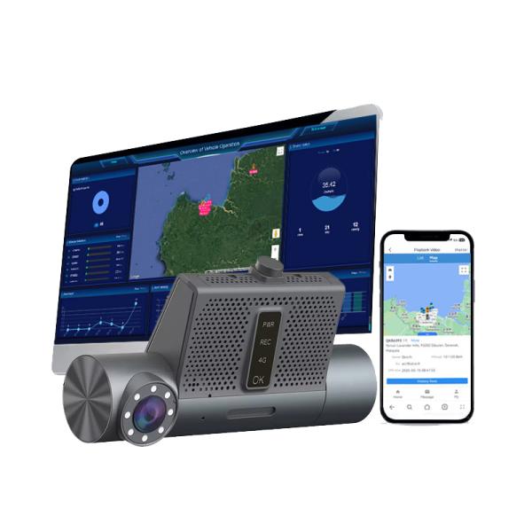 360° Angle Emergency-Ready Dashcam G-SENSOR SOS Alerts with GPS Powered by Car Charger