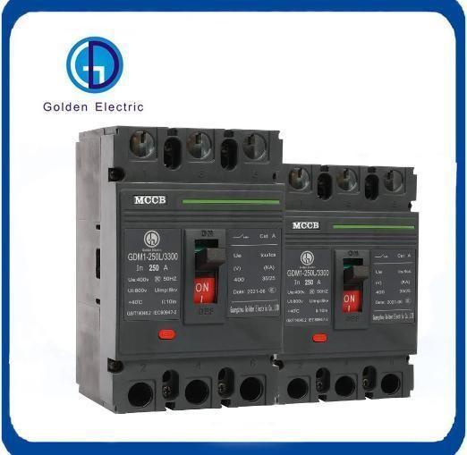 Structure MCCB Air Arc-extinguishing Medium 125A 250A 400A 630A 800A for Solar System