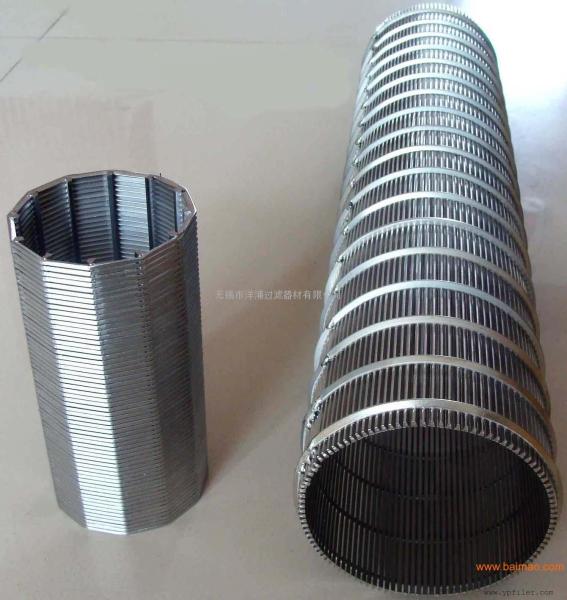 Wear - Resisting Johnson Screens Wedge Wire 304 304L 316 316L Long Life