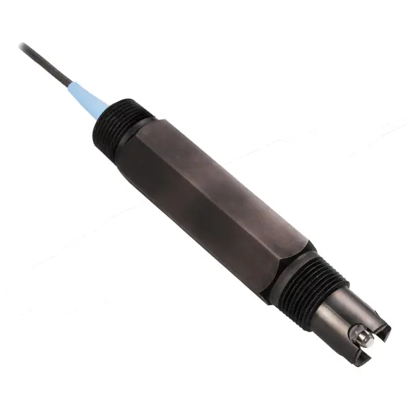 HACH   Z08350=C=0004 pH Electrode with 10-meter Cable and Built-in Pt100 Temperature Sensor for High Chemical Resistance
