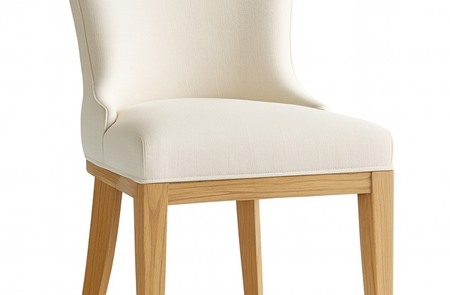 Winged High Back Upholstered Dining Chair  CYC-073