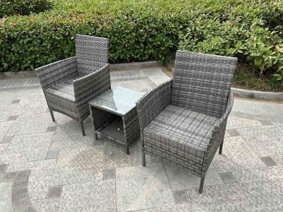 Jardim Compacto Rattan Mesa E Cadeiras Grandes conjuntos de jardim ao ar livre