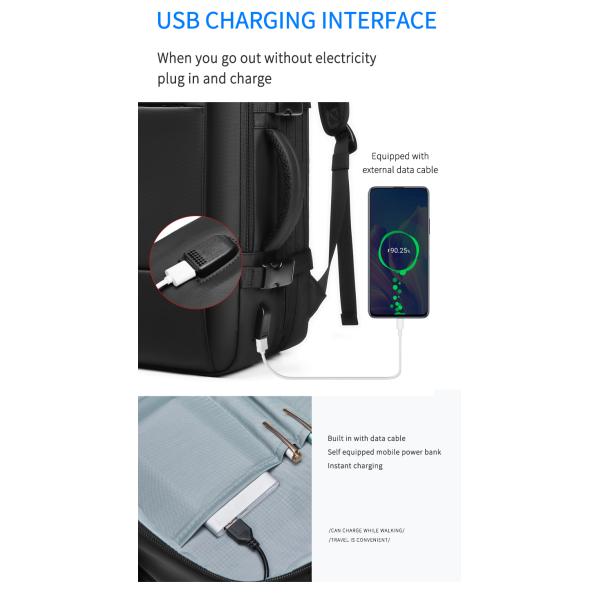 Oxford 17.3 Inch Laptop Backpack Waterproof Office Backpack 20-47Litre