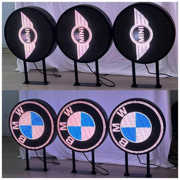 Round Led Display Double Sided led display P4.28 LED Screen Dia-600mm Circular LED Display