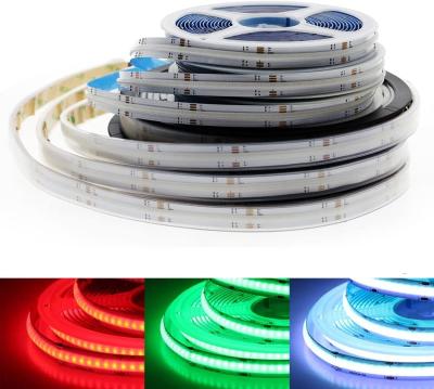 Bluetooth IP20 RGBW COB LED Lighting Strip Dimmable 784 LEDs/m