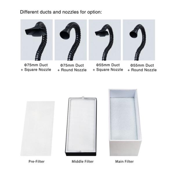 Entre no extrator portátil eficaz nivelado das emanações da solda para Condiction de trabalho de solda