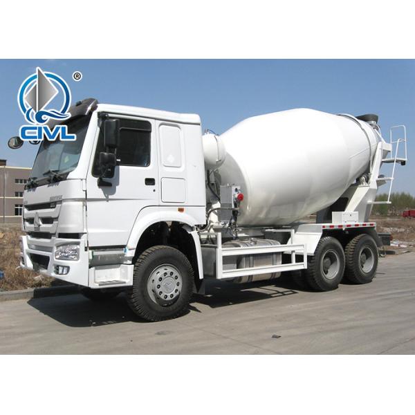 Mobile Concrete Mixing Equipment With 10CBM Mixer Tank RHD 10 Wheels 336HP Concrete Mixer Truck