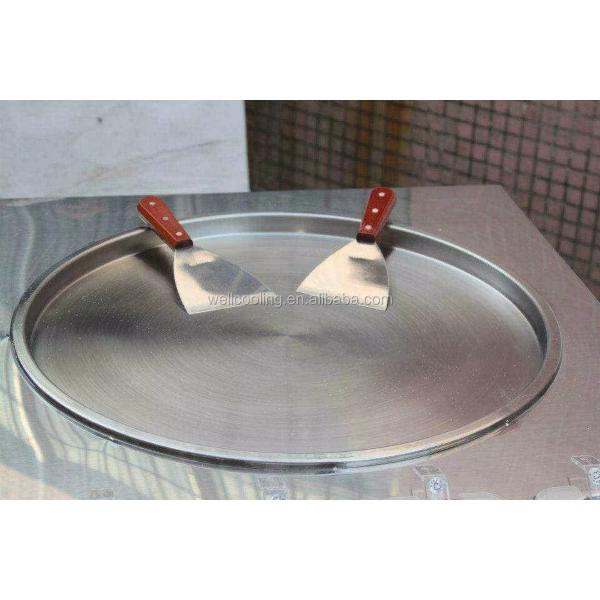Customized Fast Freezing Ice Cream Machine Single Square Pan Fried Molding Ice Cream Roll Machine