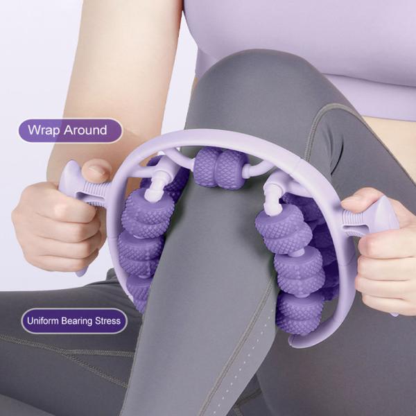 360° Roller Circular Muscle Massager Roller Handheld Multifunctional Leg Roller Massager