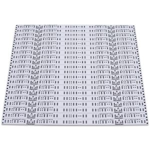 Света однослойная алюминиевая MCPCB трубки СИД доска линейного