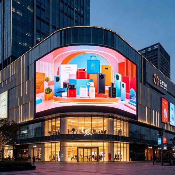 P8 Outdoor LED display screen, shopping mall activity screen, outdoor high protection, high brightness, high durability large screen