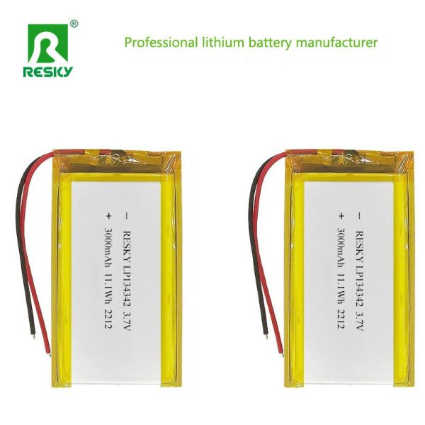 OEM Lithium Battery Cell 134342 3.7v 3000mAh 11.1wh Power Li-ion Polymer Batteries For Portable Speaker