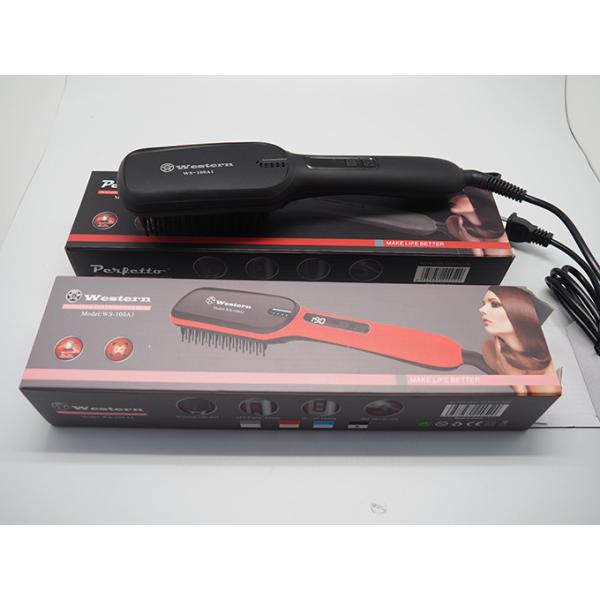 LT-100A New Style Hair Beauty Electric PTC Heater Hair Straightener Brush