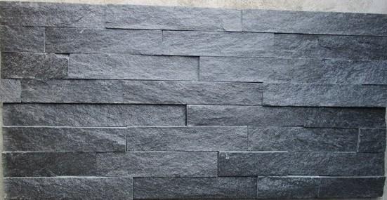 Black Quartzite Culture Stone Strip Stone Stacked Stone 60X15 35x18 40x10