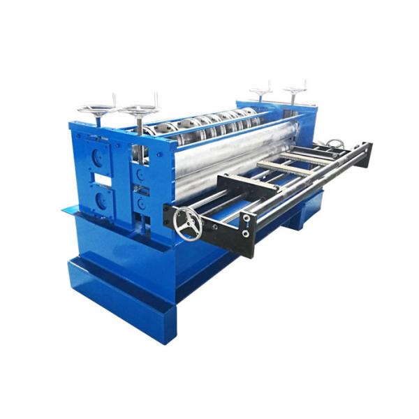 Blue Color Steel Shearing Machine , 9 Blades Sheet Shearing Machine Weight 1000KG